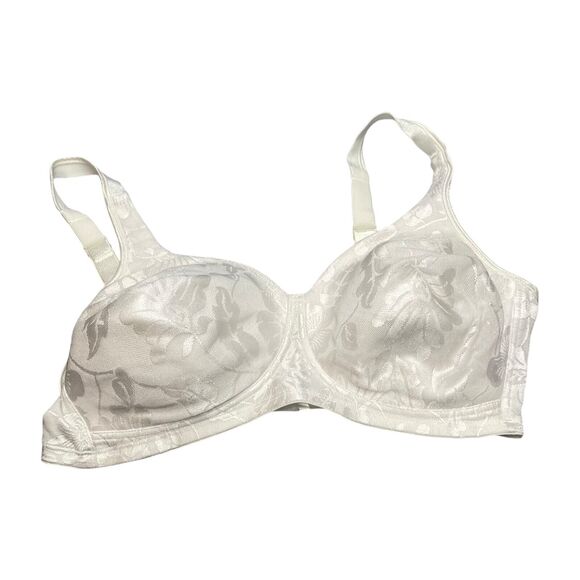 Playtex Secrets Seamless Shaping Bra Womens 38D Ivory Wire-Free Adjustable Strap - Picture 1 of 6